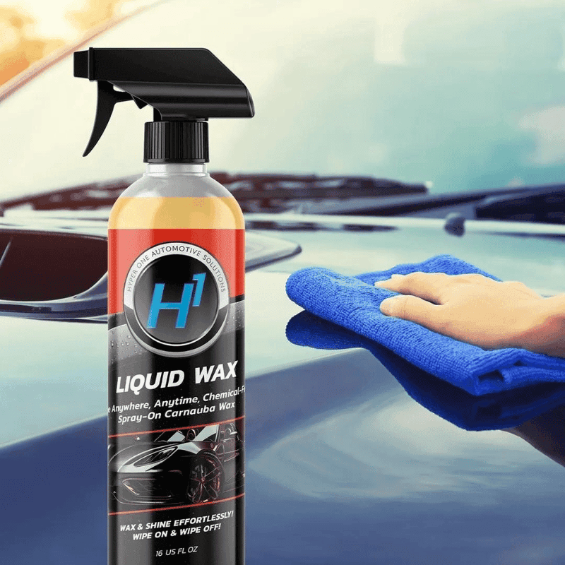 All In One Waterless Wash(x1), Liquid Wax(x1) & Microfiber Towels(x2)